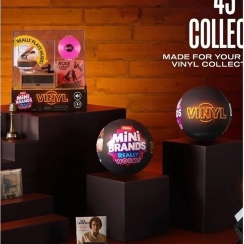Mini Brands Really Works Vinyl Record Player Series 1 | New Released!